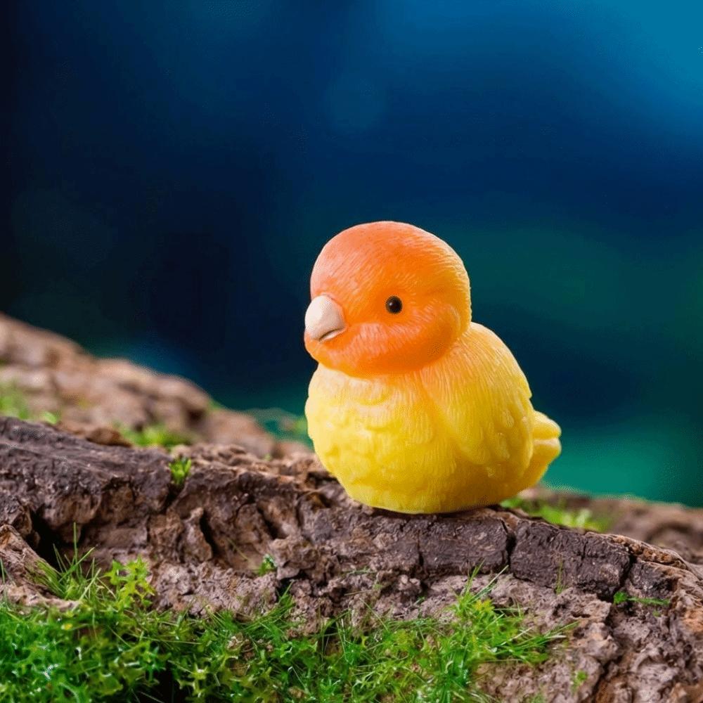 4PCS/SET Miniature Model Parrot Decorations Cartoon Style Mini Toy Landscape Decoration  Landscaping