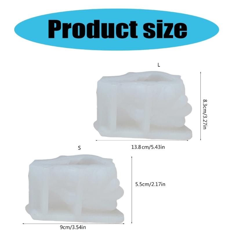 Dragon Head Silicone Candle Molds Epoxy Resin Silicone Molds for Candle Soap Plaster Decorations, Plaster Silicone Molds