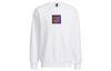 adidas Sweatshirts Unisex White Crew Neck Moderate Regular HM7450