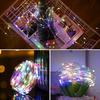 1/2 PCS Outdoor Waterproof Solar Light String 50/100/200/300 LED Waterproof 8 Modes Copper Wire Solar Fairy Light