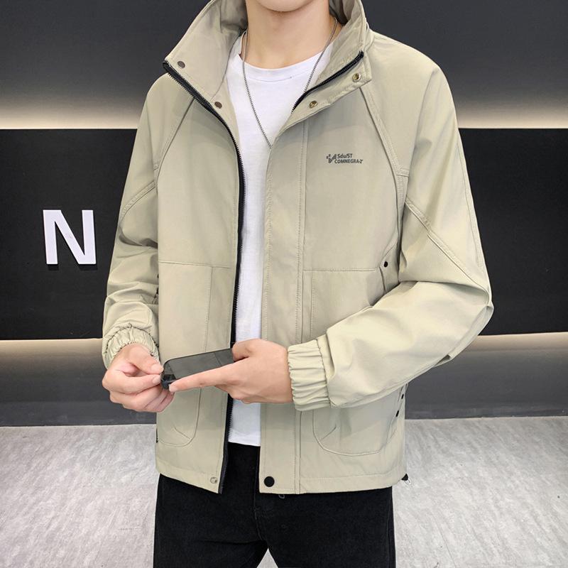 Autumn Jacket Men's New Loose Hoodable Casual Jacket for Youth Outdoor Sports High-quality Suit