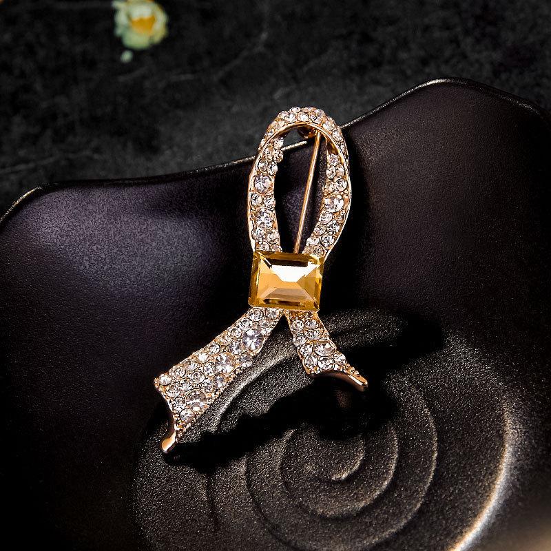 

Простая брошь-бант, высококачественная женская нишевая брошь, высококачественный дизайн, корсаж, универсальная антибликовая булавка, аксессуары