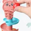 N80C Children'S Track Rotating Music Rolling Ball Stacking Music Toy