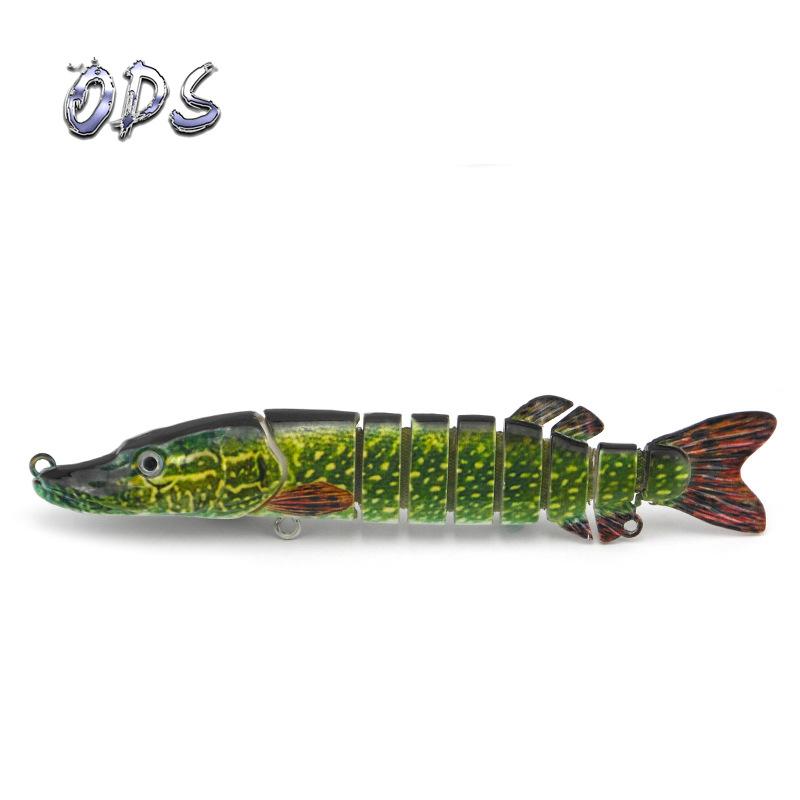 Simulation Seawater Luya Bait Nine Pike Luya Bait Hard Bait Bait 150Mm/26G Crocodile