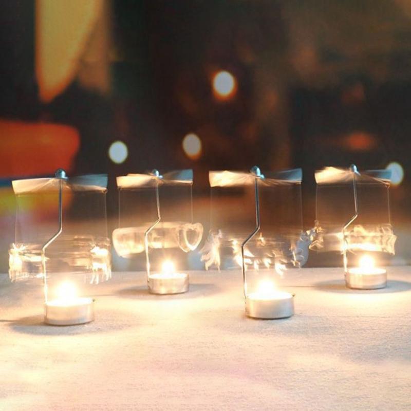 Metal Creative Candle Holder Rotating Candlestick Gift for Women Wife Children