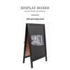 Movable Wooden Frame Chalkboard Display Sign