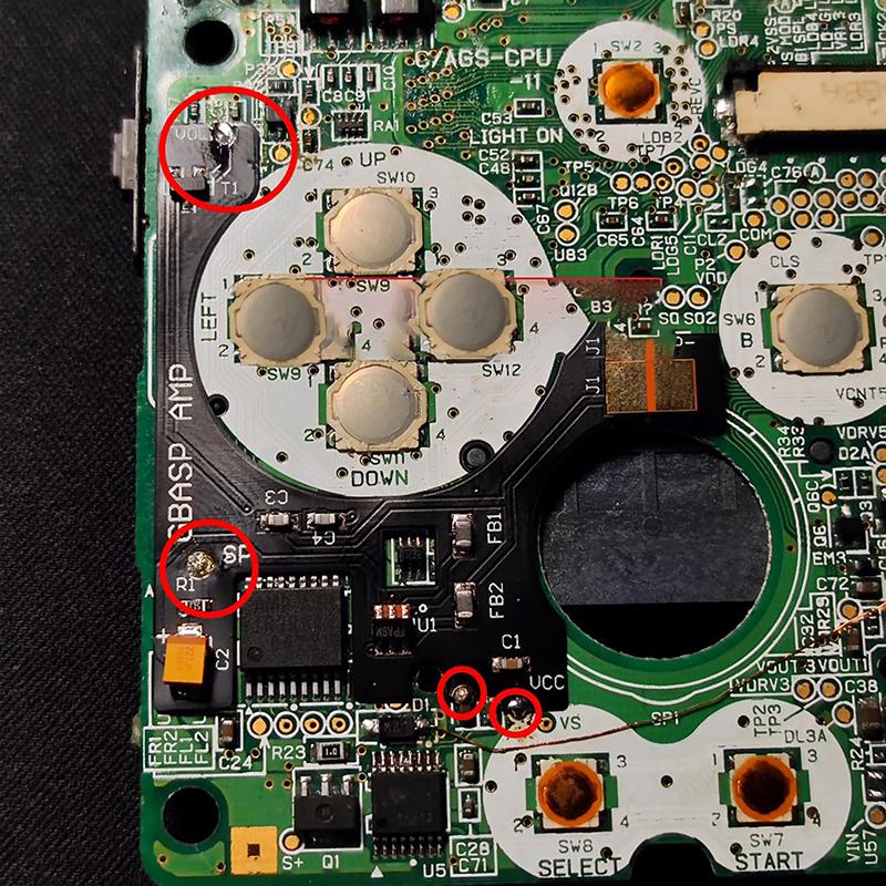 Sound Audio Amplifier Enhancement Module Amp For Gameboy Advance Sp For Gba Sp Ags-001/101 Board