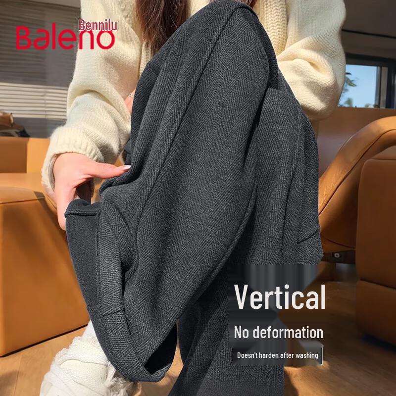 

Baleno Women s Winter Warm Fleece-Lined Straight-Leg Casual Pants XL