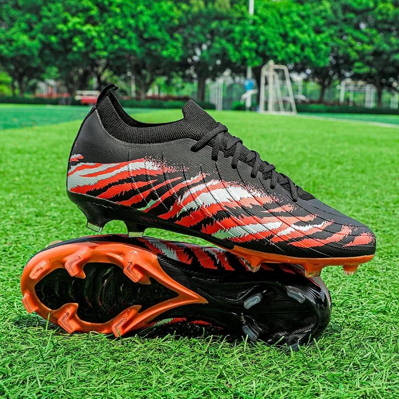 New Men Match Unisex Soccer Shoes Outdoor Adult Cleats Ultralight Football Boots Sport Non-Slip Comfortable Grass High-Quality