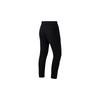 Li Ning Womens Fitness Series Solid Color Elastic Waist Cuffed Sports Pants Women Pants Black AKLT116-1