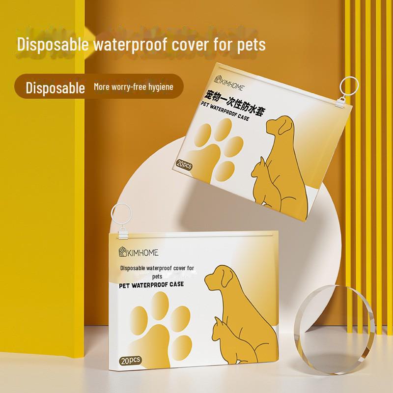 Wasserdichte Einweg-Schuhüberzüge für Hunde – Schmutzabweisende Welpensocken zum Spazierengehen