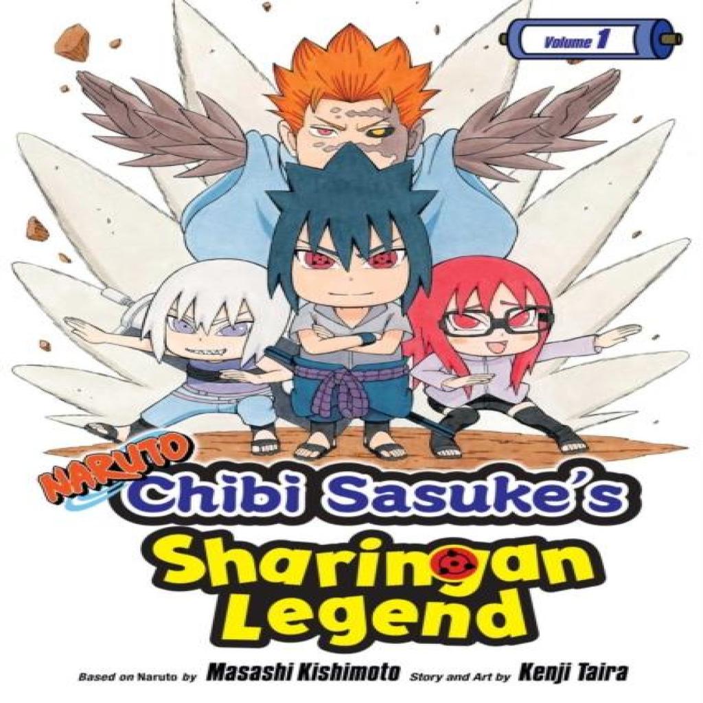Naruto Chibi Sasukes Sharingan Legend Vol. 1 by Kenji Taira Paperback Book 9781421597102
