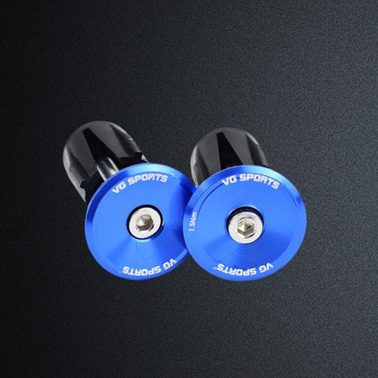 1 Pair High Strength Simple Installation Wear-resistant Handlebar Stopper Bicycle Grip Bar Plug End Hat Bike Accessories