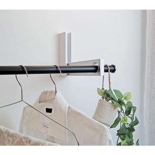 Foldable, Wall-mounted Indoor Clothes Drying Bracket by Kawaki Hardware, Made with Acrylonitrile Butadiene Styrene (ABS), New Type, Single-size.