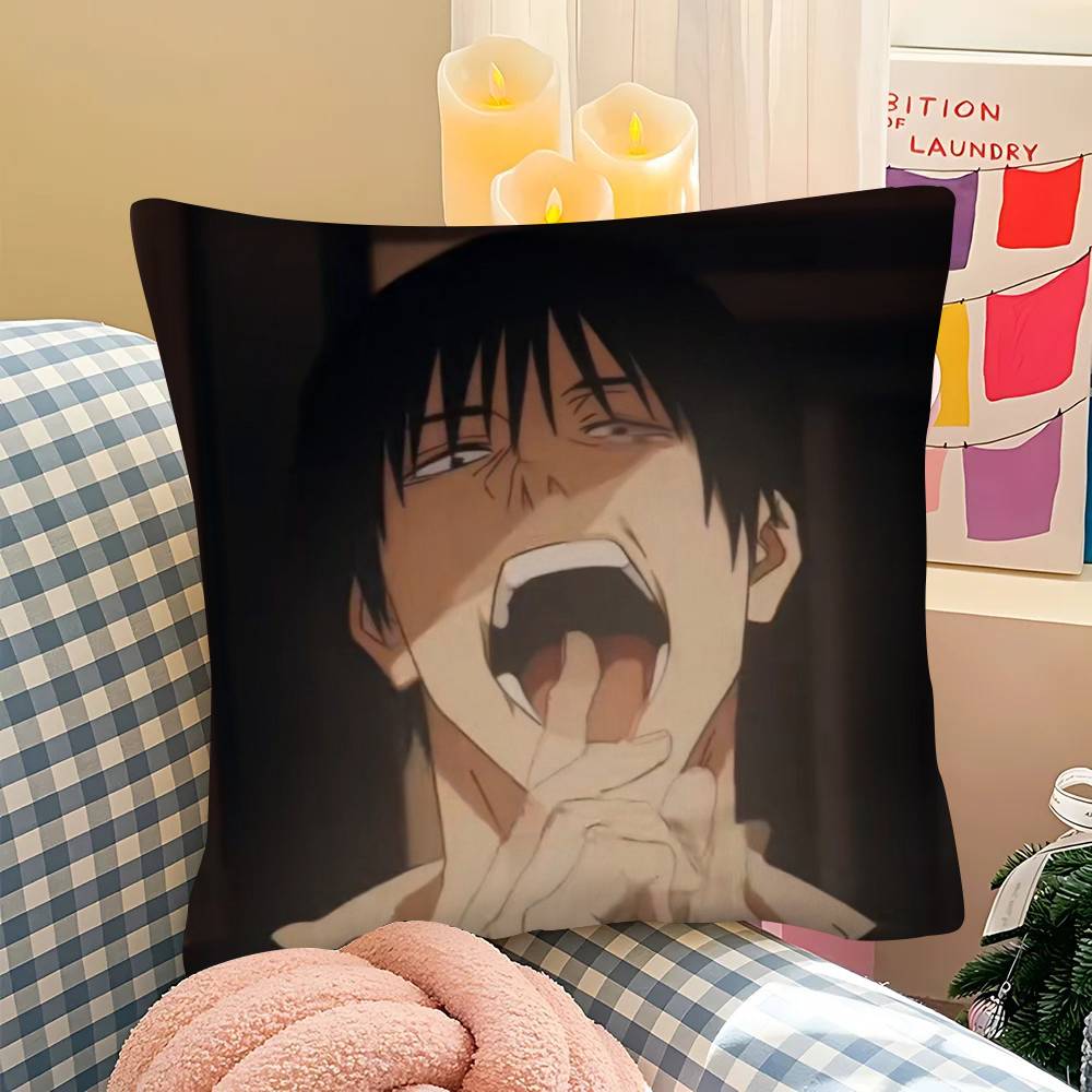 Pc TOJI FUSHIGURO Pillow Case Fashion Square Pillowcase Bedroom Sofa Room Ins Decoration Leisure