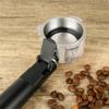 51mm Bottom Handle Filter Basket for Coffee Enthusiasts Espresso Machine Parts Three Ear Portafilter Replacement