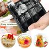 4/6/8/15 Grids Silica Gel Ice Cube Mold Large Square Ice Cube Ice Cube Mold DIY Ice Maker Cube Tray Ice Cube Tray