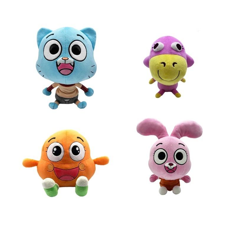 2026 World Of Gumball Plush Game Merchandise Darwin Anais Pearl Cat Stuffed Doll Creative Toy Festival Gift For Kids