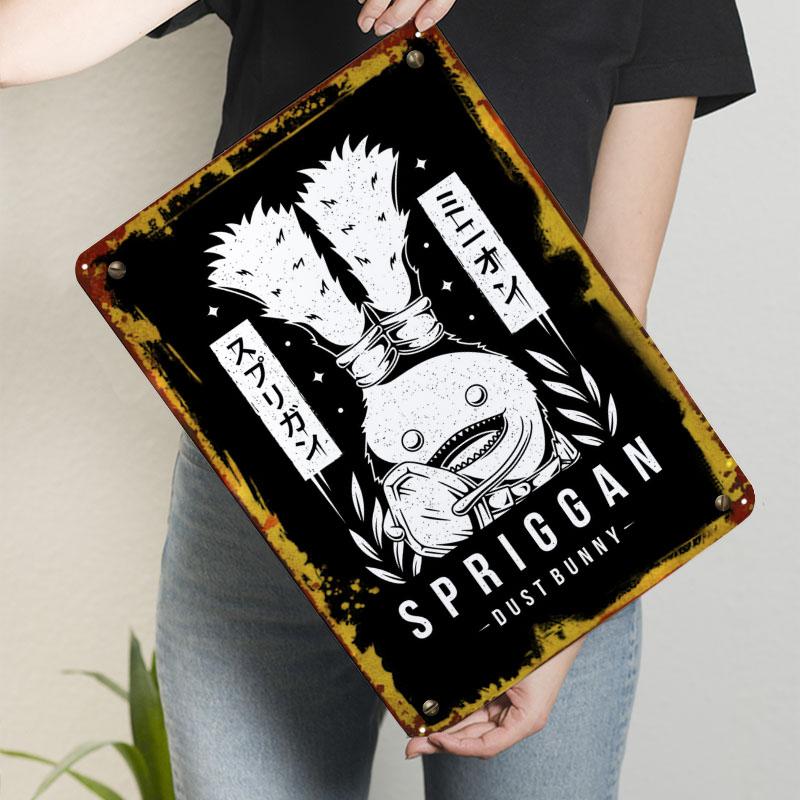 

Спригган Final Fantasy XIV Знак Видеоигра Постер Винтажные Металлические Таблички Пользовательские Металлические Жестяные Таблички для Настенного Декора Декор Комнаты 20x30cm（7.8x11.8inch）