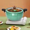8L Mikro-Druckkochtopf Antihaft-Ton-Wok Multifunktions-Kochtopf für Suppe