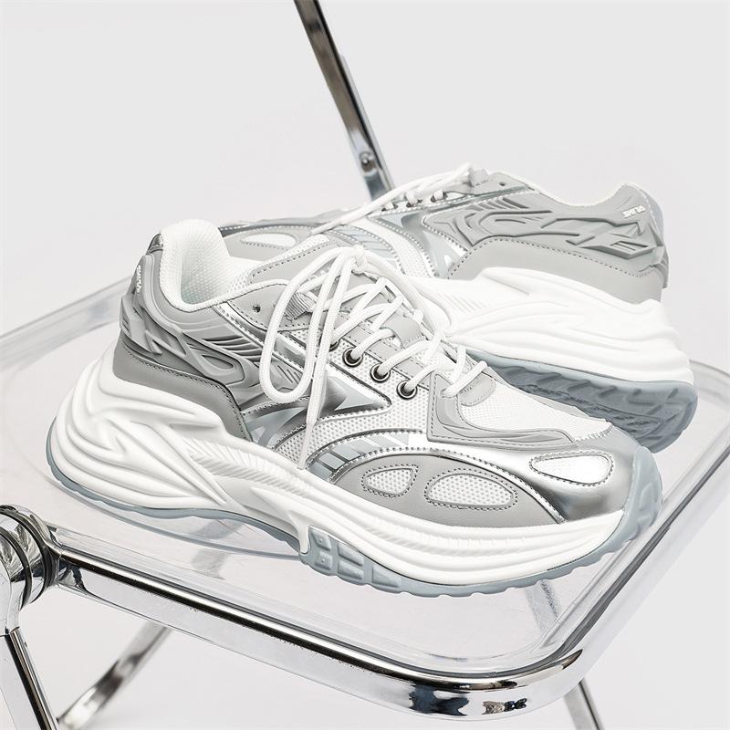 

High-end quality 2025 new rattlesnake couple dad shoes women s casual fashion versatile sports shoes men 44