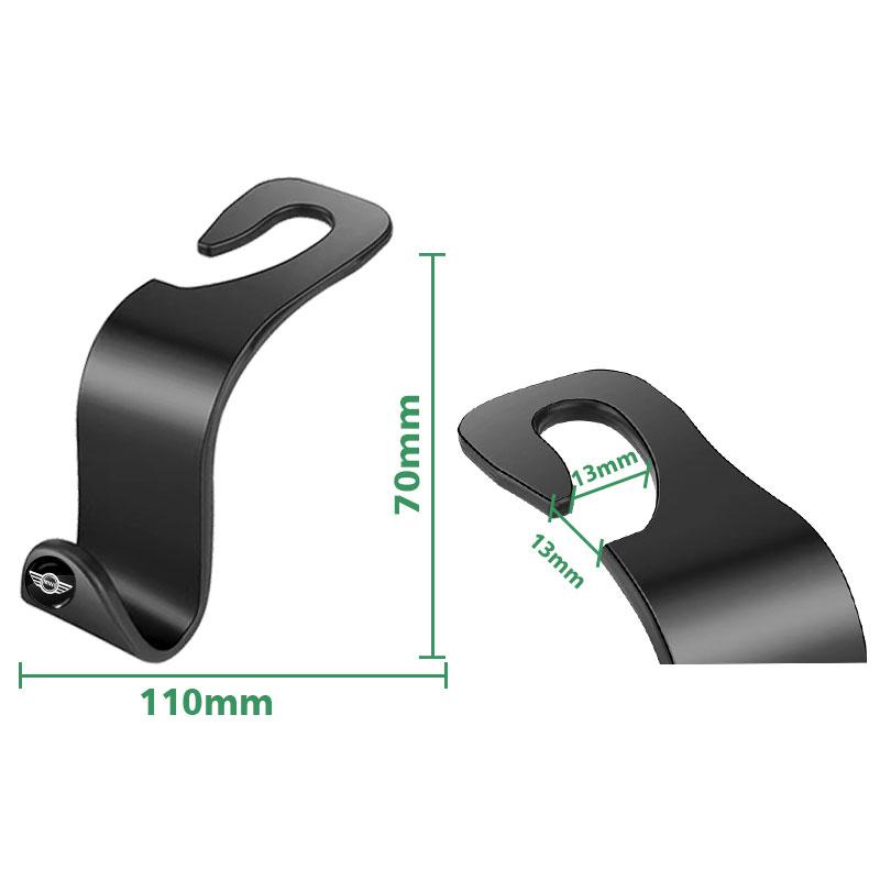 Universal Car Seat Hook Multifunctional Storage Hanger For MINI Cooper One JCW Clubman Countryman R55 R56 F55 F56 R57 R58 R59