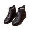 Winter Women's Boots Fashion Warm Short Boots Bare Boots Outdoor Leisure Wild Front Zipper Mother Boots Brand Women Shoes