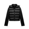 Winter Neuankunft Damen Leichte Warme Daunenjacke mit Langen Ärmeln und Reißverschluss Kapuze Sportmantel