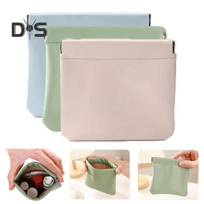 3Pcs Portable Storage Bag Lightweight Snap Closure Organizer Makeup Pouch Versatile Pocket Cosmetic Bag