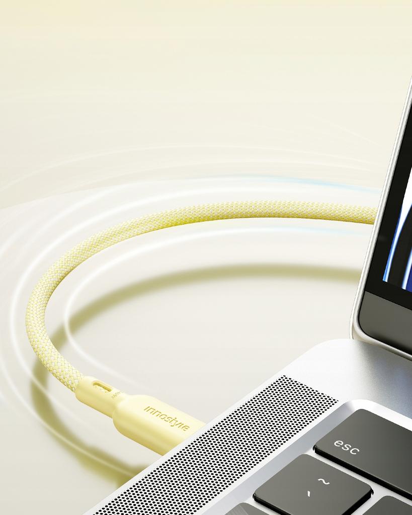 Innostyle Usb-C Fast Charging Cable For Iphone Samsung Kevlar 240W 2M