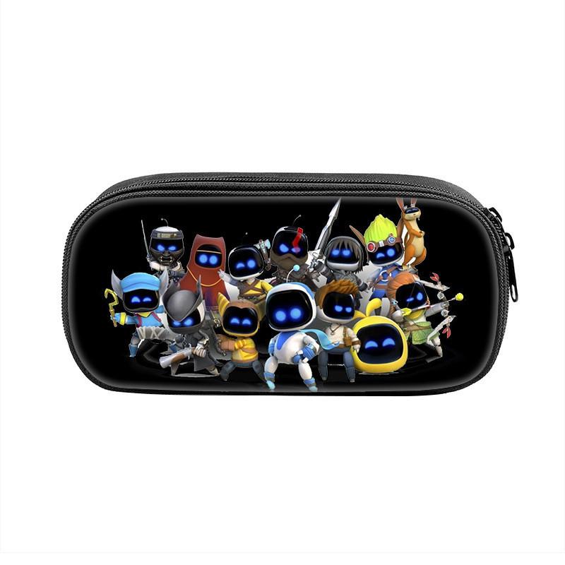 

Astro Bot Space Robot Pencil Case For Kids With Nylon Material And Storage Capacity красный