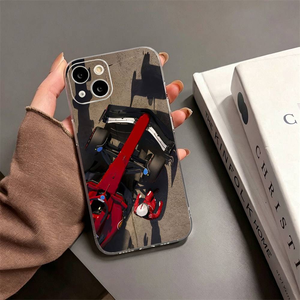 Charles Leclerc-Racing car Phone Case For iPhone17,16,15,14,13,12,11 Plus,Pro Max Soft Transparent Cover