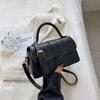 2023 New Pure Color Retro Vintage Delicate Handheld Stylish Embroidery Thread Shoulder Crossbody Square Bag