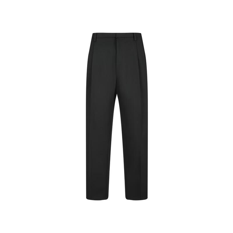 Men's Loose Fit Cropped Suit Pants