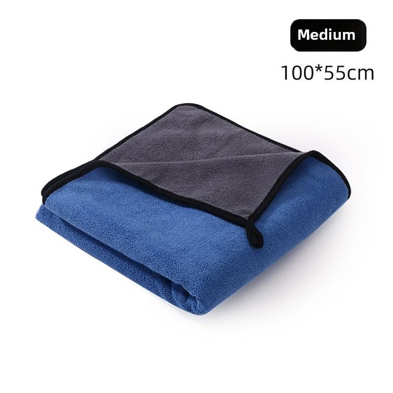 Dog Cat Bath Pet Super Absorbent Quick Drying Towel Teddy Large Thickened Bath Towel Pet Cleaning Supplies