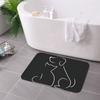 1PC Dog Pattern Kitchen Rug Non-Slip Door Mat Pop design Bathroom Rug Bath Mat Carpet for Home Sink Laundry Decoreeree