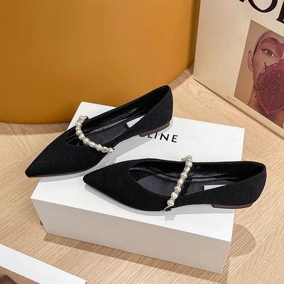Koreanische Ballerinas Damenschuhe rutschfest Mary Jane Schuhe Frühling neu Französische Xiaoxiangfeng Einzelne Schuhe