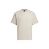 adidas Drop Shoulder Sleeve T Shirt Unisex Beige IP4978