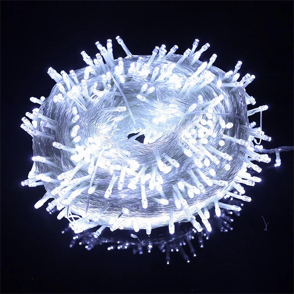 100M 200M 400M 500M Christmas String Light Outdoor 8 Modes Wedding Garlands Fairy Light for Home Garden Tree Party Decor