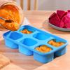 Giant Storage for Food Meal Sauce with Lid Cozinha Silicone Freezer Trays Extra Large Soup Ice Cube Tray Food Freezing Molds