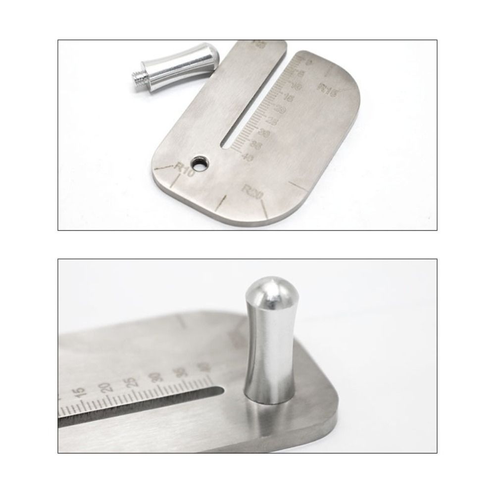 Stainless Steel Leather Pulling Board Punching Holes Auxiliary Accessories Punching Puller