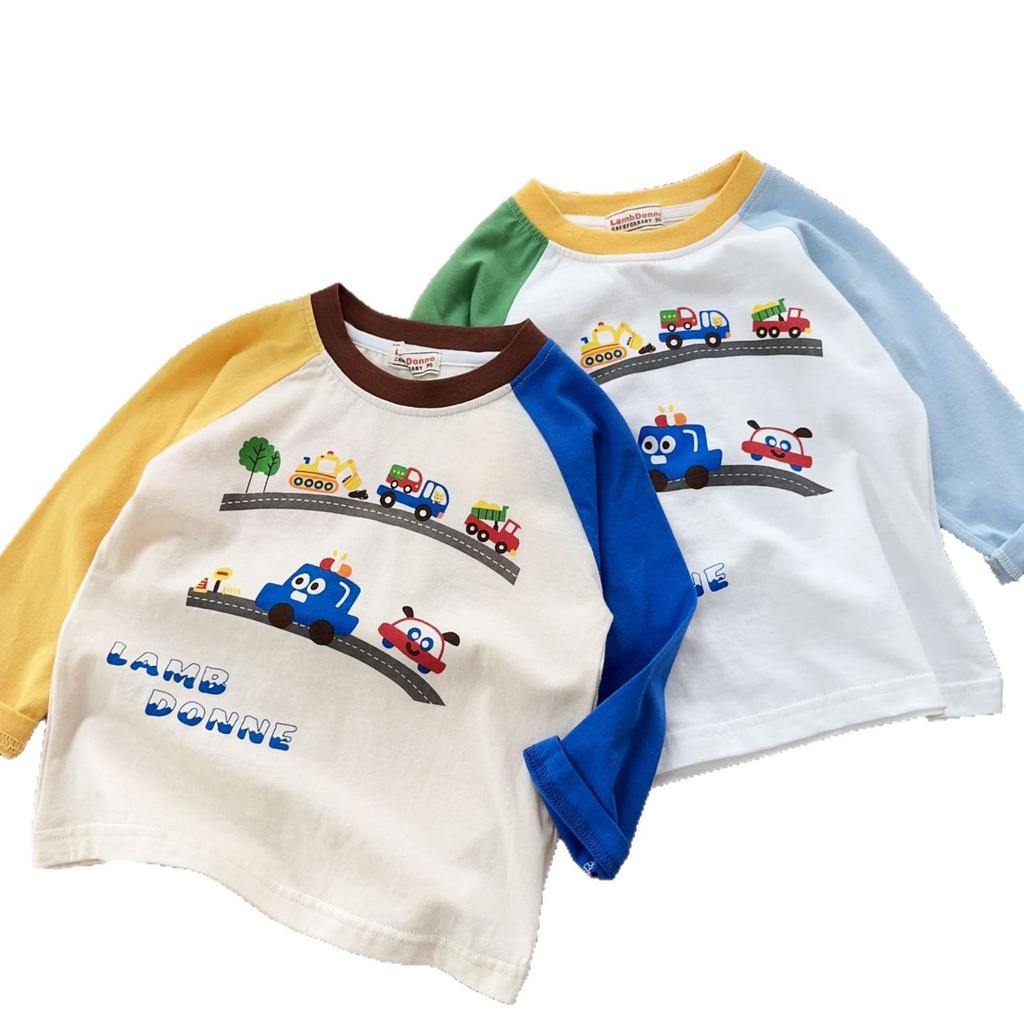 Children’s 2025 Spring Long-Sleeve T-Shirt, Soft Two-Piece Layered Base Shirt for Boys and Girls