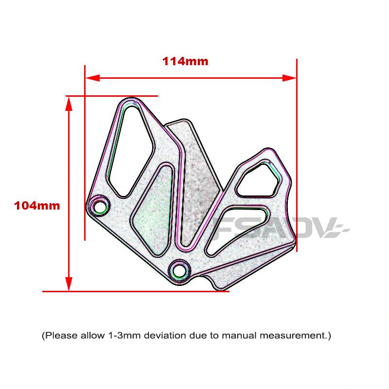 For Kawasaki KLX250 Motorcyle Front Sprocket Chain Guard Cover Gear Protector KLX 250 2013-2023 2017 2018 2019 2020 2021 2022