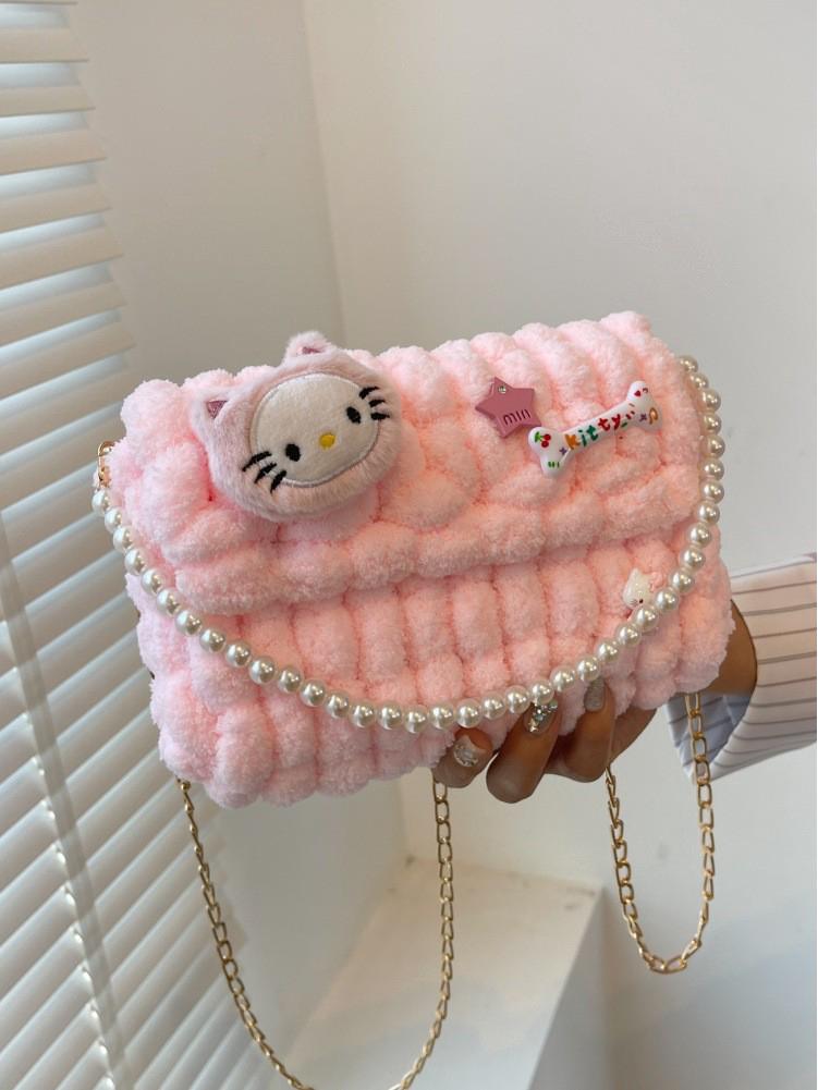 Capybara Hand-Knitted DIY Crossbody Bag Kit - Perfect Gift for Girlfriend