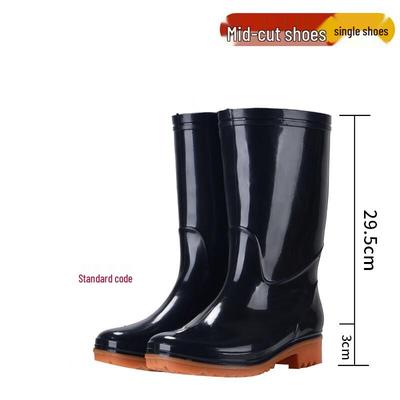 Rutschfeste Gummiregenstiefel für Herren