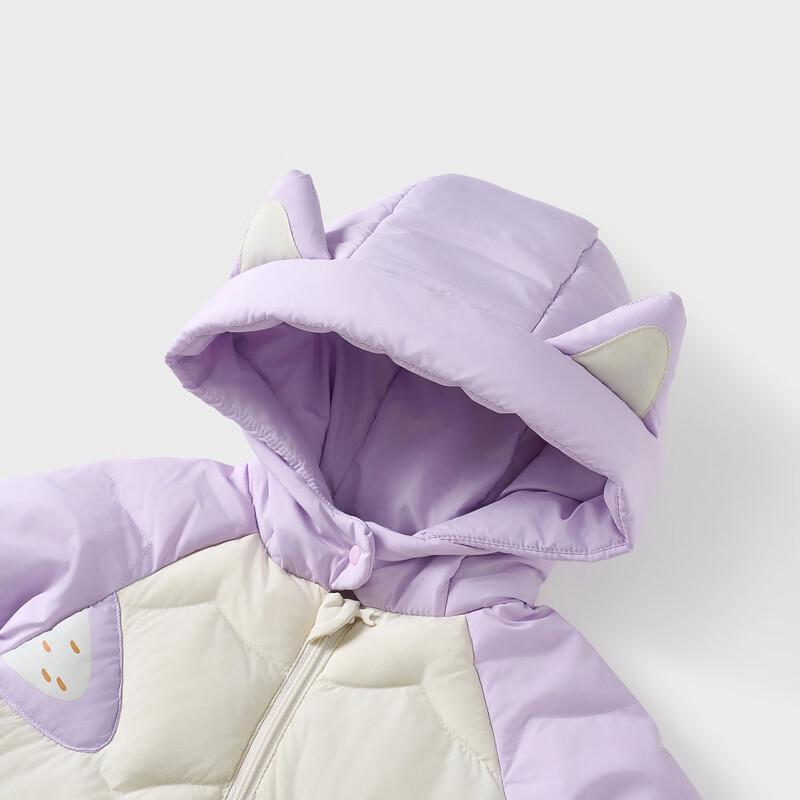 TONGTAI Infant Winter Hooded Down Romper 100cm