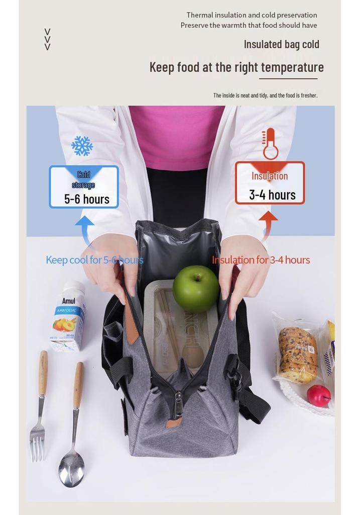 Triangle Large Capacity Insulated Travel Lunch Bag - Hot Selling Fashionable Fresh-Keeping Ice Pack Carrier