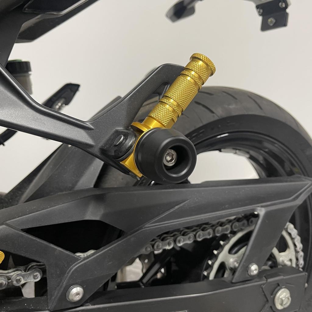 LEDISHUN Tandem Step Slider for Kawasaki ZX-25R/SE ZX-4R/SE ZX-4RR Ninja 250 Ninja 400 Z250