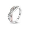 2023 925 Sterling Silver Sun Rainbow Ring Butterfly Rings Beaded for Women Original Design Luxury Fine Jewelry Gift Party