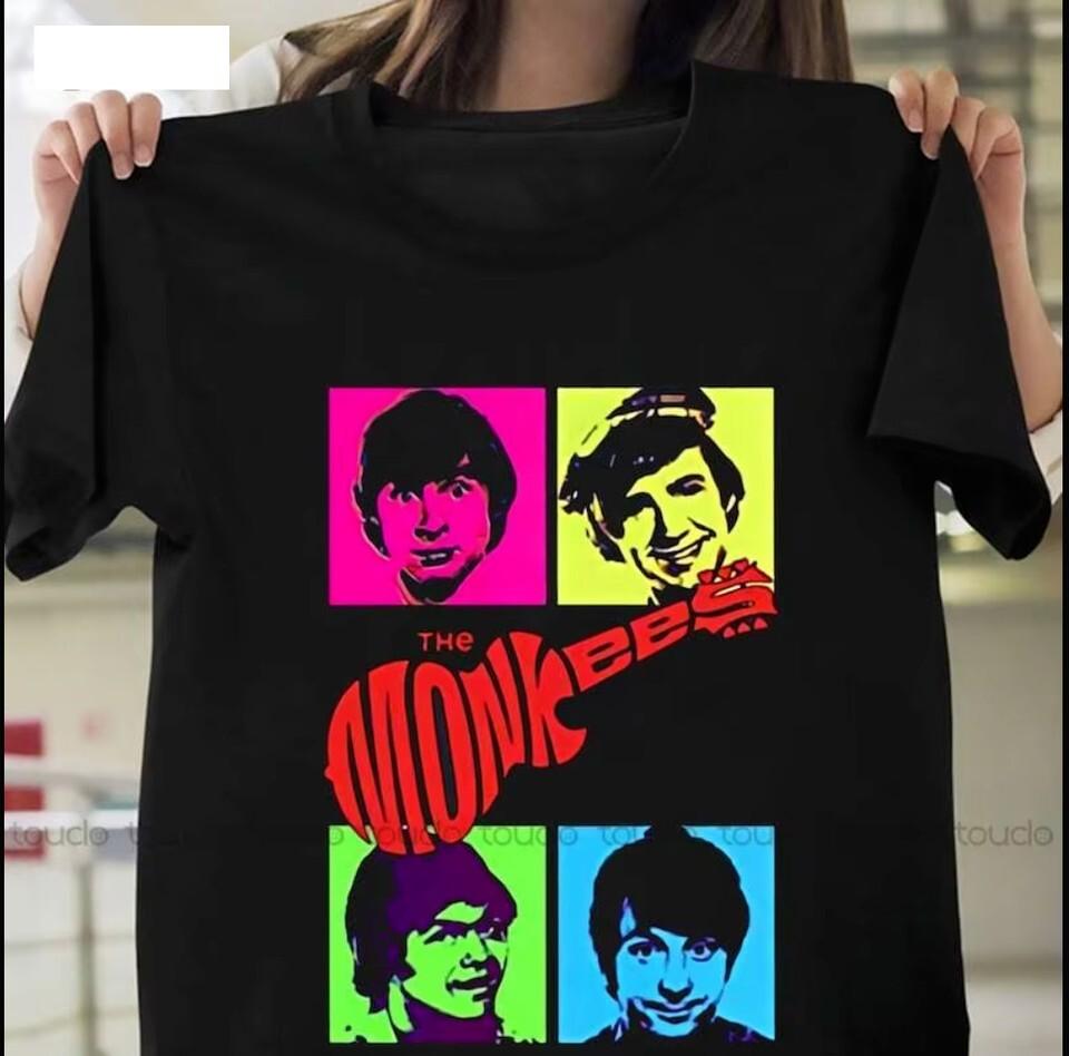 New Popular The Monkees in Color TShirt Black Size S5XL TShirt Unisex T-Shirt XXXXL